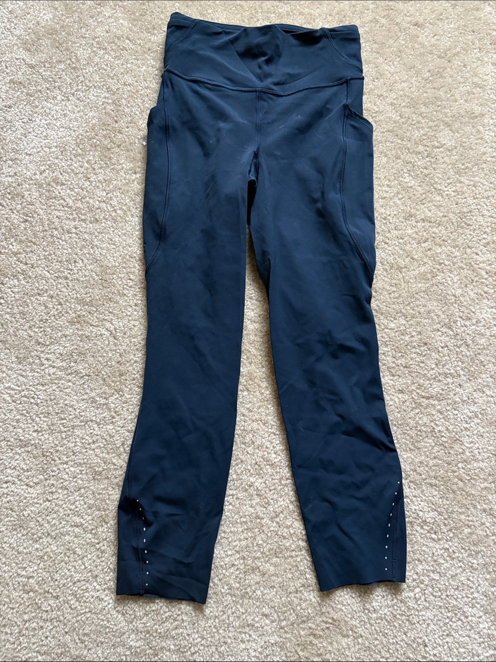 Navy fast and free updated reflective crops